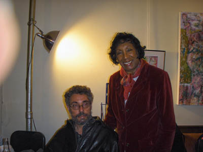 Hal Sirowitz (former Queens Poet Laureate) and Juanita Torrence-Thompson