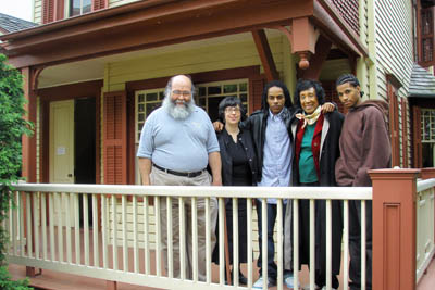 Reading at Lewis H. Latimer House Museum Poetry Salon